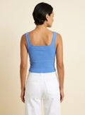 Diva | Crop Tank Top Soft, Slim-Fit, Integrated Bra Support