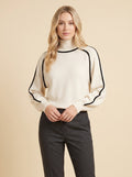 Dora turtleneck sweater white