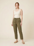 Ely linen pants olive
