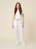 Ely linen pants white