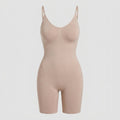 Skin nude seamless body shaper flat-lay