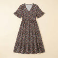Elysia | Womens Dress Floral Print, Mid-Length Summer Wedding Guest Dresses
