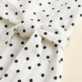 Elysia | Midi Dress Polka Dot Print, Tie-Up Waist, Regular Fit