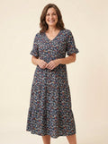 Elysian floral dress black elaine
