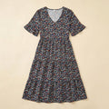 Elysian | Womens Dress Floral Print, Mid-Length Summer Dress