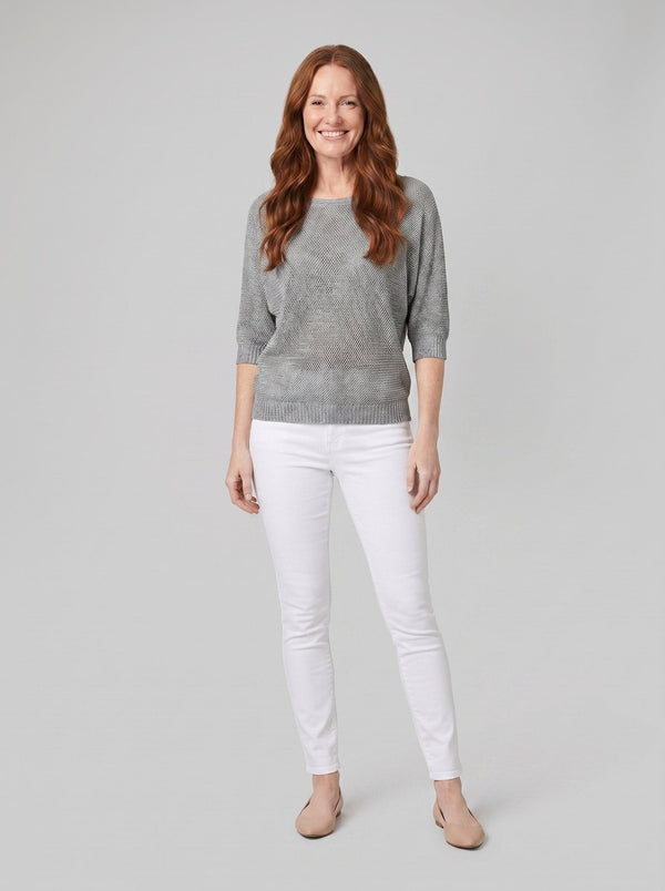 Elysian Spring Sweater gray on model