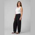 Elysian wide-leg jeans black on model