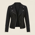 Faux Luxe Moto Jacket | Tailored Fit, Versatile Style