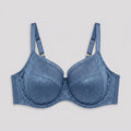 Felicity Full Cup Bra evening blue front flat-lay