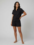 Felicity linen set black