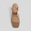Fiona | Heels Lightweight Mesh Weave, Square Toe Wedding Shoes