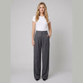 Fiora wide leg trousers gray