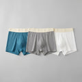 Fleek | Silk Boxer Shorts Cooling Ice Silk, Breathable Waffle Texture, Pack of 3