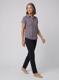 Fleur | Vintage Blouse Floral Print, Lightweight Summer Top for Women