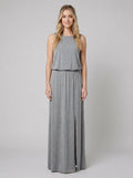 Giana summer maxi dress ash grey