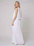 Giana summer maxi dress white