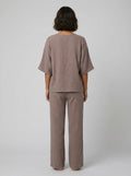 Gina | Women's Set Polyester Loungewear, Loose Fit, Batwing Sleeve