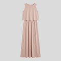 Giselle | Maxi Dress Loose Fit, Cotton Blend, Sleeveless Long Dress for Women