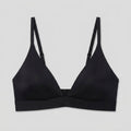 Glimmer Triangle Bralette black front flat-lay