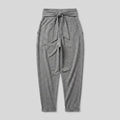 Grove | Harem Pants Women High Waist, Cotton Blend, Asymmetrical Design