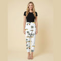Grove harem pants in tropical landscape print