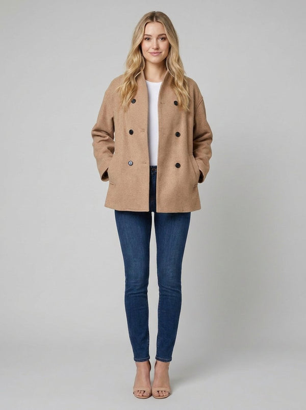 Hannah | Oversized Button-Down Jacket