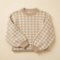 Haven Houndstooth Sweater | Soft Cotton Blend
