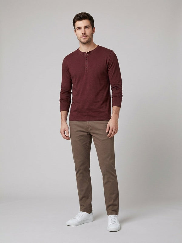 HENLEY |  Classic Long Sleeve Shirt