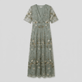 Jade Floral Maxi Dress | Comfortable Cotton Summer Dresses