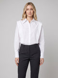 Jen classic formal blouse white