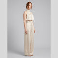 Kara women's satin set in champagne