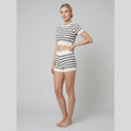Kira | Knit Lounge Set High-Quality Crop Top and Shorts, Relaxed Fit