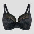 Kira plunge bra black front