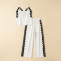 Lana | Women's Set Soft Tencel Blend Loungewear with Lace Trim Detail