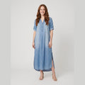LEA | Long Denim-Style Dress