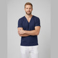 Liam | Men's T Shirt Breathable Linen, V-Neck Short Sleeve
