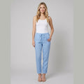 Lina linen pants blue