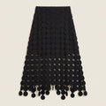 Luna | Luxe Midi Skirt High Waist, Laser Cut Design