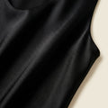 Luna | Satin Tank Top Plunging U-Neck, Relaxed Fit
