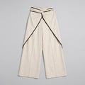 Luna | Wide Leg Trousers Linen Blend, Relaxed Fit