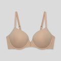 Luxe convertible bra nude front
