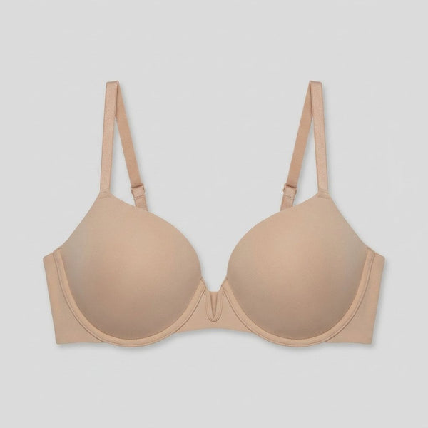Luxe convertible bra nude front