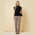 Luxe knitted vest black