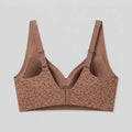 Luxe Leopard Bra | Wireless V-Neck, Soft Breathable Fabric