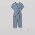 Lyra | Draped Knot Jumpsuit