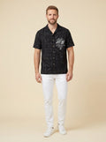 Maverick | Men's Shirt Aztec-Inspired, Lightweight