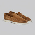 Maverick | Mens Loafers Frosted Suede, Slip-On Design