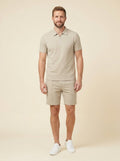 Maverick | Men's Summer Set Breathable Zipper Polo Shirt and Shorts