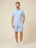 Maverick | Men's Summer Set Breathable Zipper Polo Shirt and Shorts