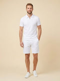 Maverick | Men's Summer Set Breathable Zipper Polo Shirt and Shorts